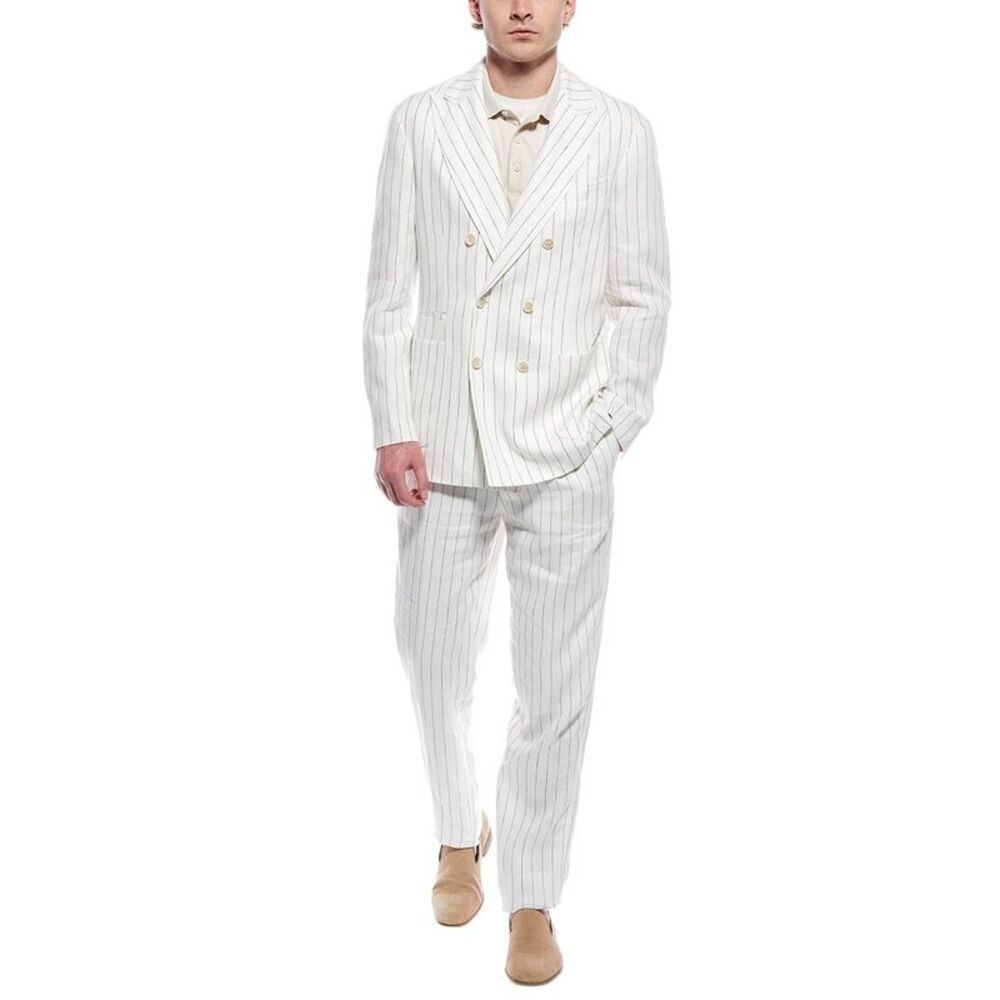 Brunello Cucinelli Mens  2Pc Linen Suit